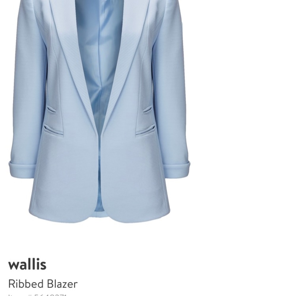 Wallis Ribbed Blazer - Picture 4 of 4